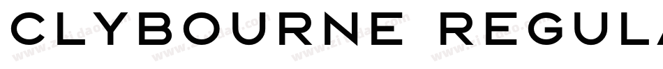 Clybourne Regular字体转换